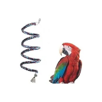 Hračka pro ptáka Ptačí tvarovatelné bidlo Flamingo spirála