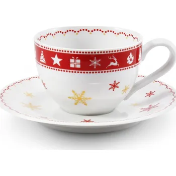 Leander 0.2 l Vánoční porcelán, šálek s podšálkem