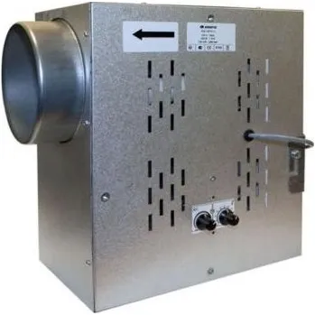 Domácí ventilátor KSAu 200mm/850m3, ventilátor s regulací teploty (Ventilátor do potrubí Vents KSA 200 U nízkohlukový s kuličkovými ložisky a termostatem. Ventilátor do potrubí najde své uplatnění ve středně velkých místnostech jako jsou kuchyně, haly, sklady, kanceláře,)