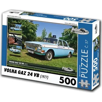 Puzzle Retro-Auta Puzzle č. 57 Volha Gaz 24 VB 1977 500 dílků