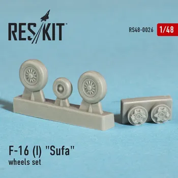 Plastikový model Reskit 1/48 F-16 (I) 'Sufa' wheels set (KIN,HAS)