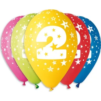 Balónek Balonek latexový 2. narozeniny