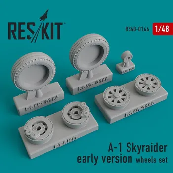 Plastikový model Reskit 1/48 A-1 Skyraider early wheels set...