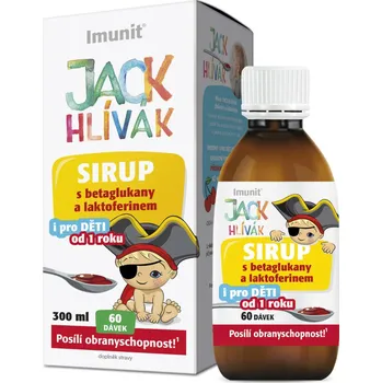 Přírodní produkt Imunit Hlíva Jack Hlívák sirup glukany + laktoferin 300 ml