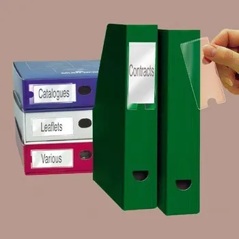 Speciální papír Kapsa na hřbet šanonu 3L, samolepicí, 25x102 mm, 12ks