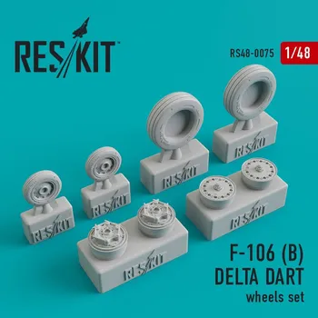 Plastikový model Reskit 1/48 Convair F-106(B) Delta Dart wheels...