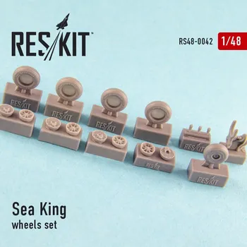 Plastikový model Reskit 1/48 Sea King (all versions) wheels set...