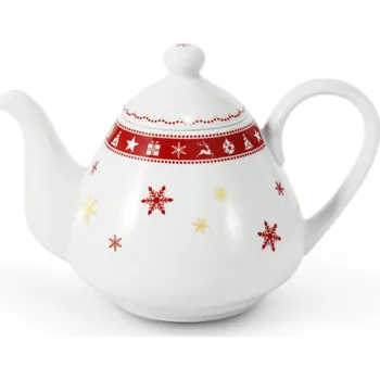 Konvice na čaj Vánoční porcelán, konvice kávová/ čajová, český porcelán, 1,20 l, Leander