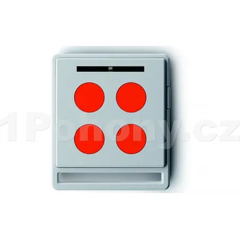 Dálkový ovladač vrat NiceHome ECCO5WO dálkový ovladač pro pohony bran a vrat, bílá-oranžová