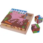 Bigjigs Toys Obrázkové kostky farma 9…