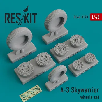 Plastikový model Reskit 1/48 A-3 Skywarrior wheels set (TRUMP)