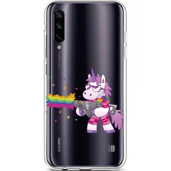Pouzdro na mobilní telefon Kryt Xiaomi Mi A3 silikon Rainbow Gun (obal neboli pouzdro na Xiaomi Mi A3)