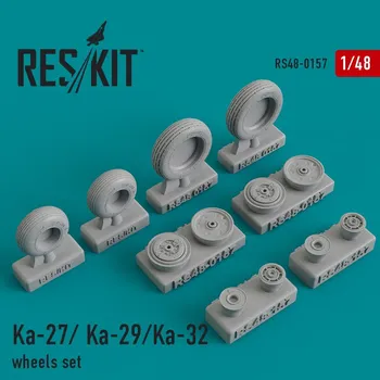 Plastikový model Reskit 1/48 Ka-27/Ka-29/Ka-32 wheels set (HOBBYB)
