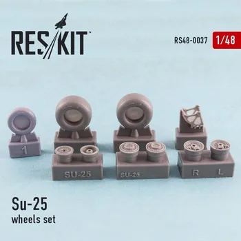 Plastikový model Reskit 1/48 Su-25 wheels set (SMER,KP)