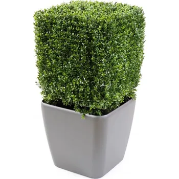 umělá květina BUXUS EDGE NEW, 85cm (Luxusní buksus umělý keř)