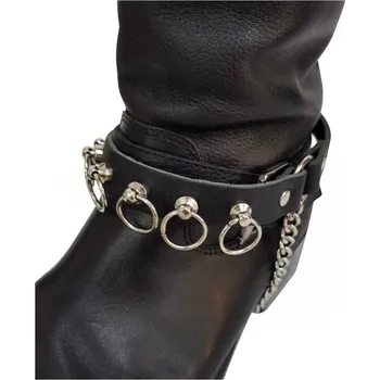 Moto obuv kožená ozdoba na boty ozdobné kroužky