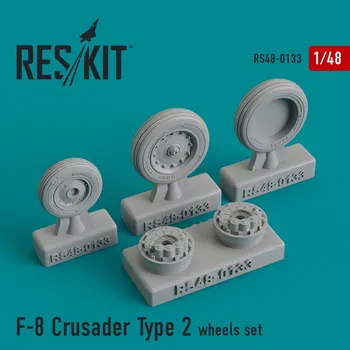 Plastikový model Reskit 1/48 F-8 Crusader Type 2 wheels set...