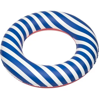 Nafukovací kruh Fatra Pruhy modrobílé 55 cm