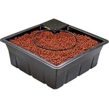 Zavlažovač Nutriculture Flo-Gro 520 (75x75x30cm) 50L, hydroponický systém (Hydroponický systém od Nutriculture s časovanou kapkovou závlahou Flo-Gro 520. Pro dvě víceleté a mateřské rostliny. Rozměry 75x75x30cm.)