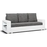 ImportWorld Rozkládací pohovka Amilio 2 s policí, berlin 01-bílá (barva potahu)