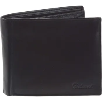 Módní doplněk Pánská kožená peněženka černá - Delami Five černá