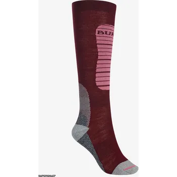 Dámské termoprádlo Ponožky BURTON WB MERINO PHASE SK SANGRIA Velikost: S/M (34-38)