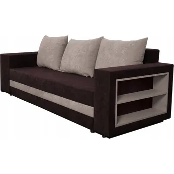 Obývací pokoj ImportWorld Rozkládací pohovka Melbourne, Alova 67+07 (barva potahu), s policí