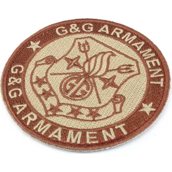 Nášivka G&G nášivka kulatá - TAN
