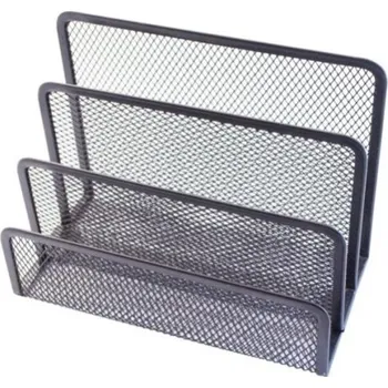 Stojan na vizitku Stojánek kovový na dopisy, černý