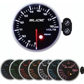 Tuning Budík SLIDE PK-SC 52mm - Voltmetr