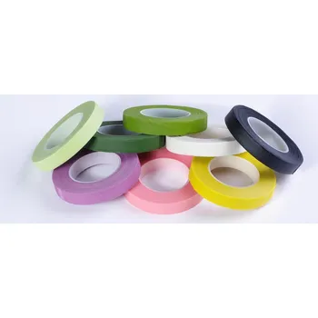 Ovinovací floristická páska na stonky květin - bílá