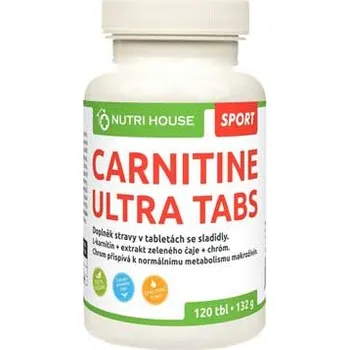 Spalovač tuku Carnitine Ultra Tabs 120 tablet Nutri House