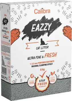 Podestýlka pro kočku Calibra Eazzy Cat Ultra Fine & Fresh 6 kg