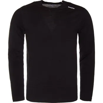 Husky Merino 100 M pánské triko dlouhý rukáv černé