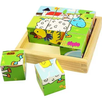 Bigjigs Toys Obrázkové kostky zvířátka…