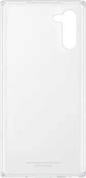 Pouzdro na mobilní telefon Samsung Clear Cover pro Galaxy Note10 (EF-QN970TTEGWW) průhledný