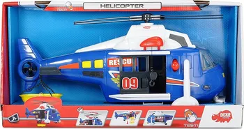 Dickie Toys Action Series Záchranářský vrtulník 18 cm modrý