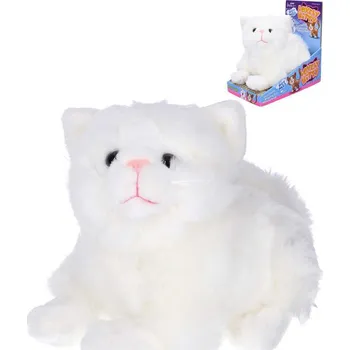 plyšák Wiki Mňoukací kočka 23 cm