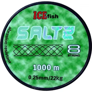 ICE fish Pletená šňůra Saltz 0,18 mm / 16kg