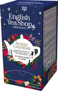 čaj English Tea Shop Bio Adventní kalendář 13 druhů 25 ks