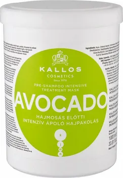 Vlasová regenerace Kallos Avocado Pre-shampoo mask 1 l