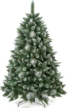 Vánoční stromek Nolshops Borovice s šiškami stříbrná 100 cm