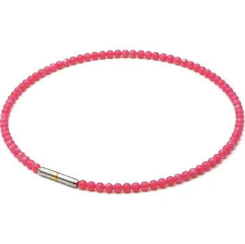 Náhrdelník Náhrdelník Phiten Metax Crystal Touch Barva: korálová, Velikost: 45 cm