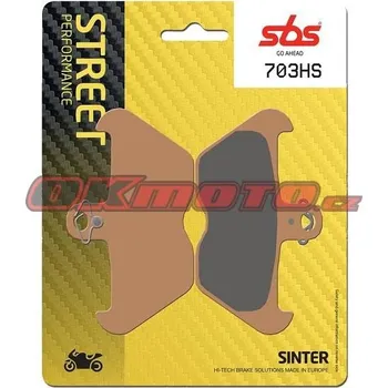 Brzdová destička Přední brzdové destičky SBS 703HS - BMW K 1200 LT, 1200ccm - 99>00
