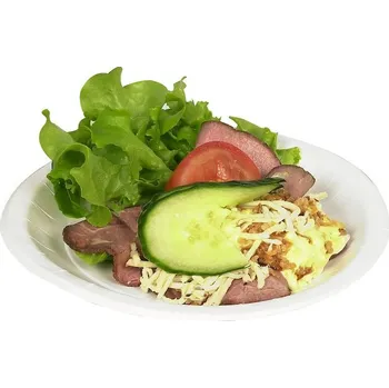 Party nádobí Papírové talíře mělké O 18 cm, nepromastitelné (100 ks)