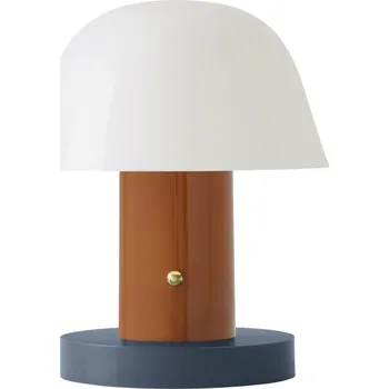 Lampička &Tradition Stolní lampa Setago JH27, rust/thunder