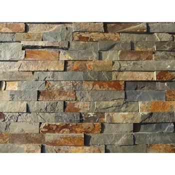 Obklad KAMENNÝ OBKLAD BŘIDLICE MULTICOLOR roh