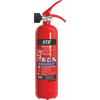 Hasicí přístroj HTB PE2ABF/MP pěnový hasicí přístroj - 2 L Včetně revizní zprávy, držák pro HP na zeď