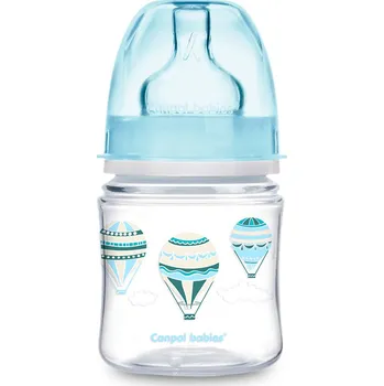 Dětské zboží Canpol babies Antikoliková lahvička 120 ml Létající balón modrá
