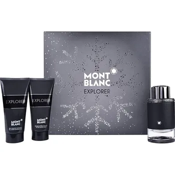 Montblanc Explorer M EDP, 100 ml + balzám po holení 100 ml + sprchový gel 100 ml
